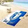 Benutzerdefinierter Name 1. FC Magdeburg Aufdruck Strandtuch, Großes Weiches Schnelltrocknendes Handtuch für Strand Camping Schwimmen -HE155