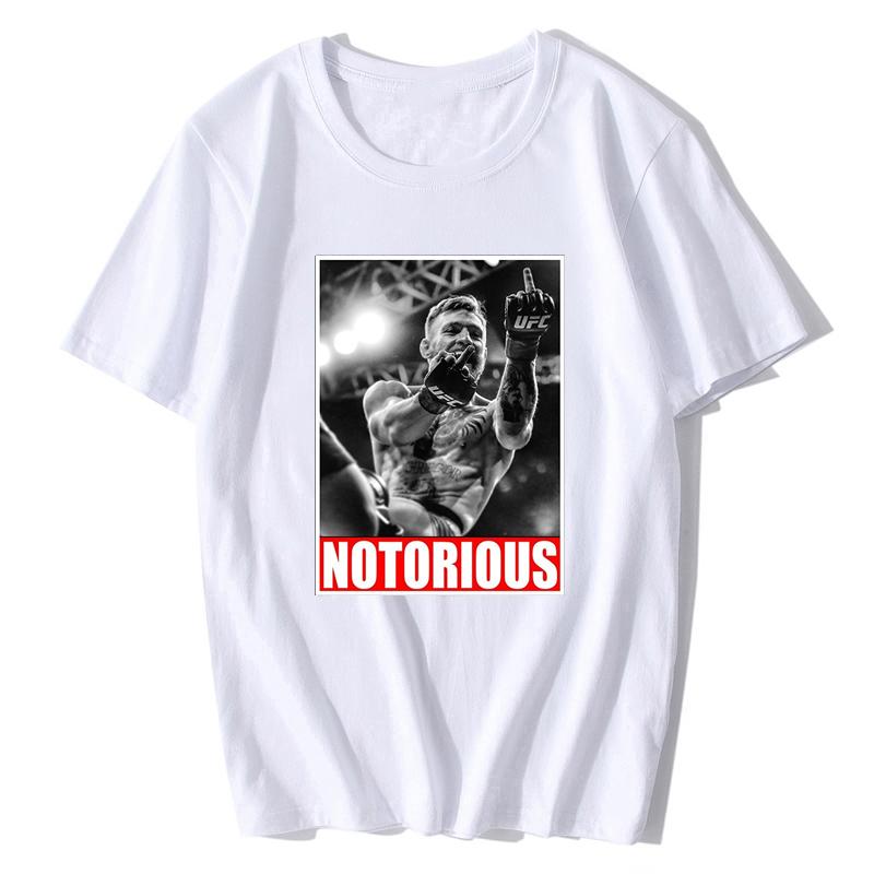 Conor McGregor Notorious Unisex Fan Tshirt Funny Design Black Fashion Streetwear Tee Cool Shirt Homme Funny T Shirts