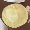Versatile Plaid Bucket Cap Japanese Women's Sun Hat Fashion Fisherman Caps  Travel