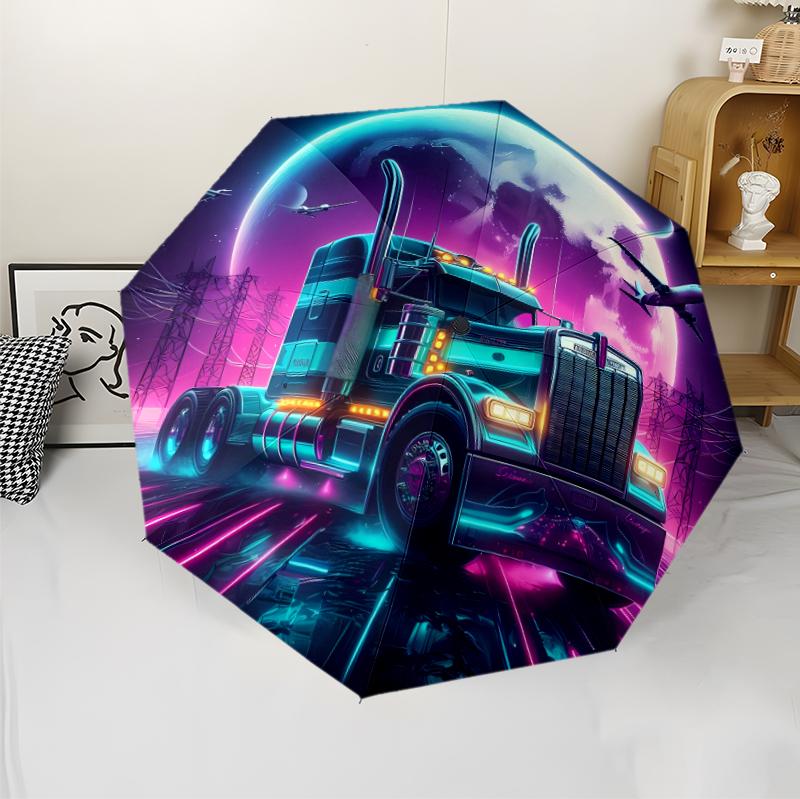 Kenworth (1) Marco de paraguas resistente adecuado para actividades al aire libre, viajes a la playa, regalo ideal para todas las estaciones