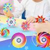 5-20Pcs Mini Ranbow Fidget Spinner Stress Relief Party Favor Acrylic Goodie Bag Filler Home Festival Game Classroom Prize