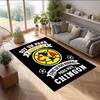 Chivas Printed Flannel Area Rug Non Slip Soft Polyester Floor Carpet Indoor Decor Mat for Bedroom Living Room Sofa Game Room Home Decoration