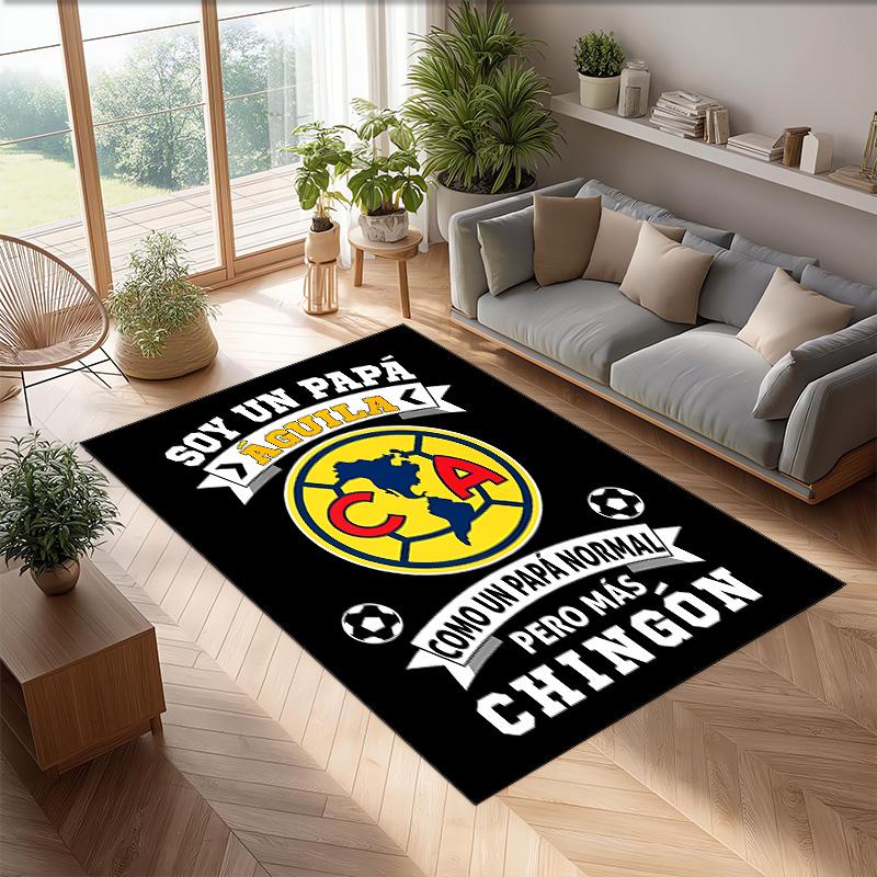 Chivas Printed Flannel Area Rug Non Slip Soft Polyester Floor Carpet Indoor Decor Mat for Bedroom Living Room Sofa Game Room Home Decoration