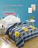 Aloe Cotton Brushed Flannel Duvet Cover for Dorms - Available in 1.5, 1.8, 2 Meters - Pure Cotton