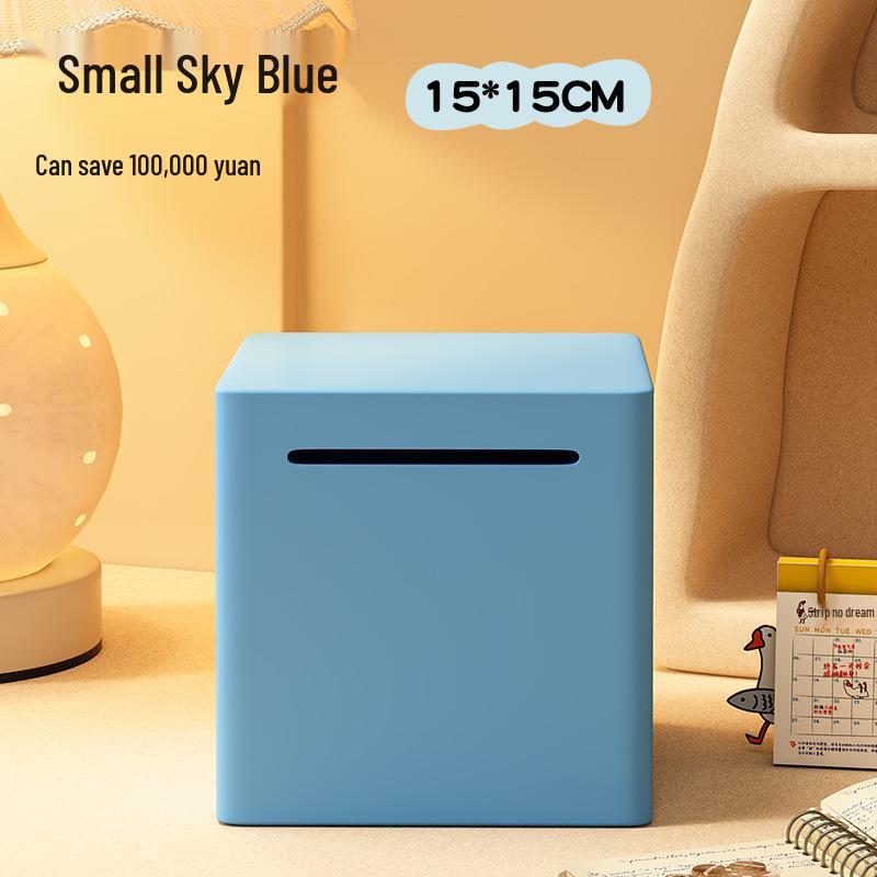 

Детская металлическая копилка большой вместимости - Доступ для внесения и извлечения, Несъемная конструкция