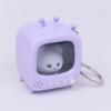 Novelty Television Keychain Glowing Doll Backpack Hanging Decoration For Night Visibility Camping Gear Kids Room