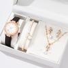 Practical Watch and Jewelry Set Elegant Alloy Accessories Watch and Jewelry Collection Perfect for Women Daily Outfit