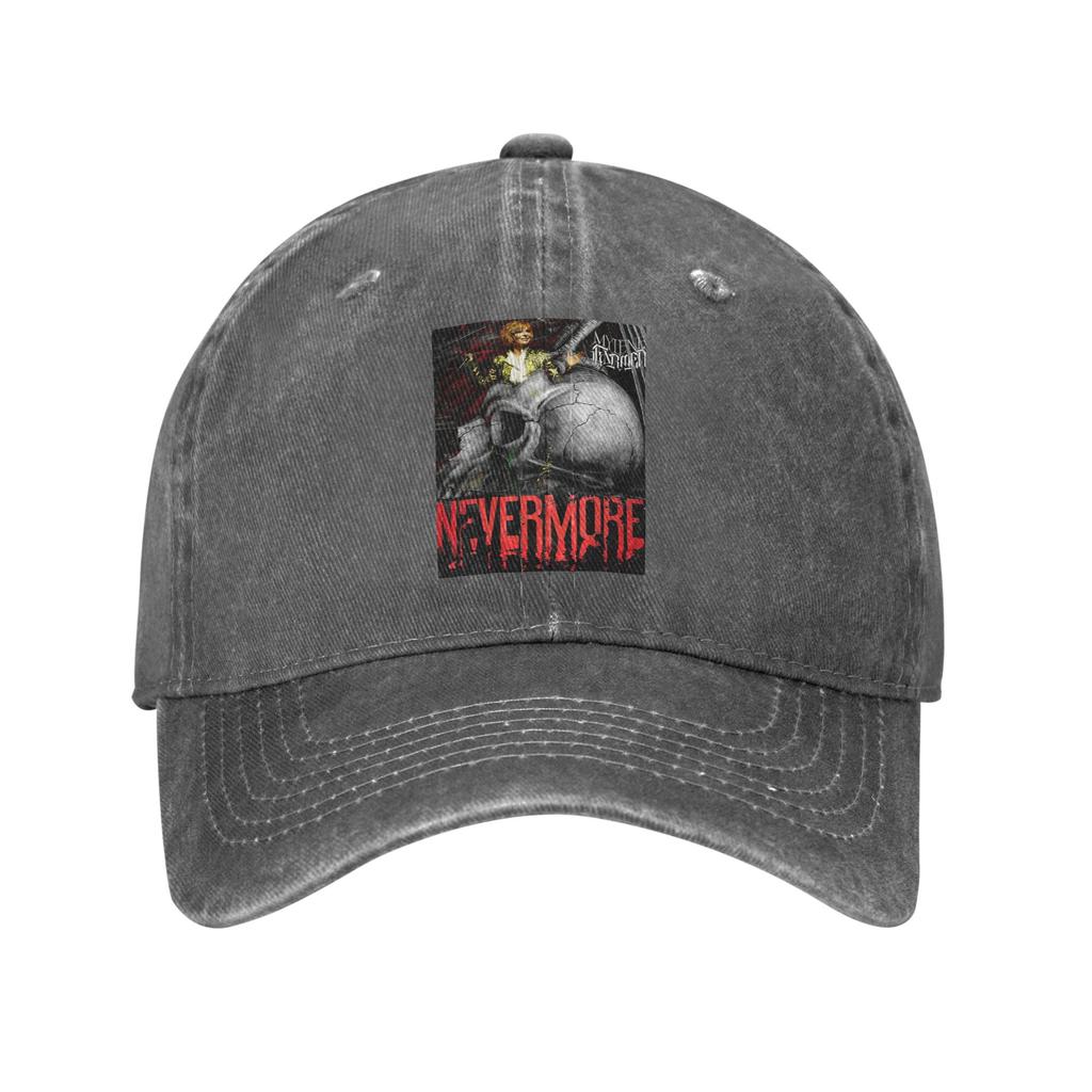 Nevermore Skeleton Mylene Farmer Denim Cap Casual Baseball Caps Adjustable Hat Summer Unisex Baseball Hats