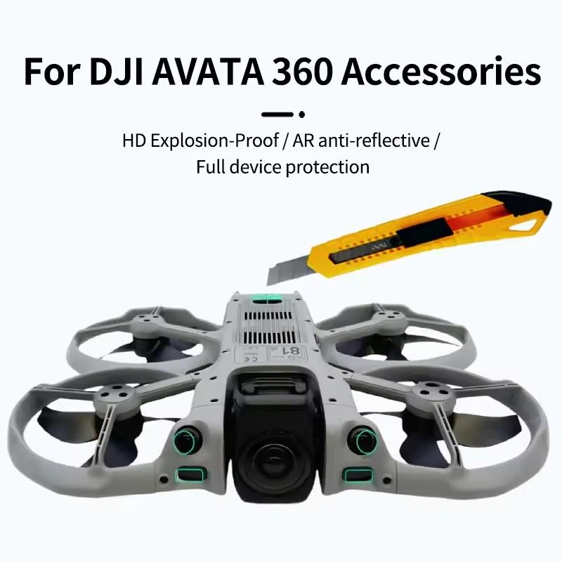 For Dji Avata360 Rader Lens Protective Film Nano Film N3 Flying Glasses Scratch Resistant Protective Film Accessories