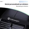3D Metal Car Emblem Letter Decorative Stickers Badge Decal For Volkswagen VW Passat Golf Tiguan Polo M178 Scirocco Jetta CC Touareg