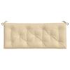 Vidaxl Garden Bench Cushions, 2 Pcs, Beige, Oxford Fabric