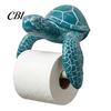 Humid Environment Paper Stand Wall Mount Sea Turtle Toilet Holder, 3D Printed Ocean Animal Practical Home Warming Gift Roll Waterproof Bathroom Tissue