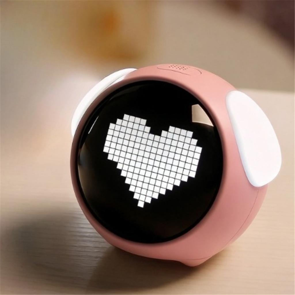 Mijia Cute Expression Alarm Clock Snooze Child Kids Digital Alarm Clocks Voice Control Intelligence LED Night Light Alarm Clock