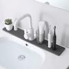 Anti-slip Washbasin Quick Dry Hard Mat Stripes Pattern Groove Quick-drying Sink Pad  Countertop