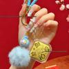 999 Pure Gold Horse Keychain: Auspicious Blessings for Daily Wealth - Elegant and Luxurious Souvenir Gift.