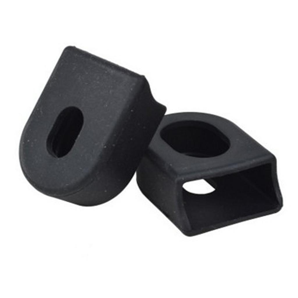 Bicycles Crank Cover, 2Pair Bicycles Crankset Protectors Silicone Crank Protective Cover Silicone Crank Cover Protectors