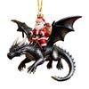 Ornamento Drago da Equitazione 2.5D