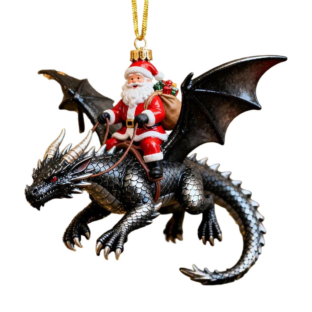 Ornamento Drago da Equitazione 2.5D