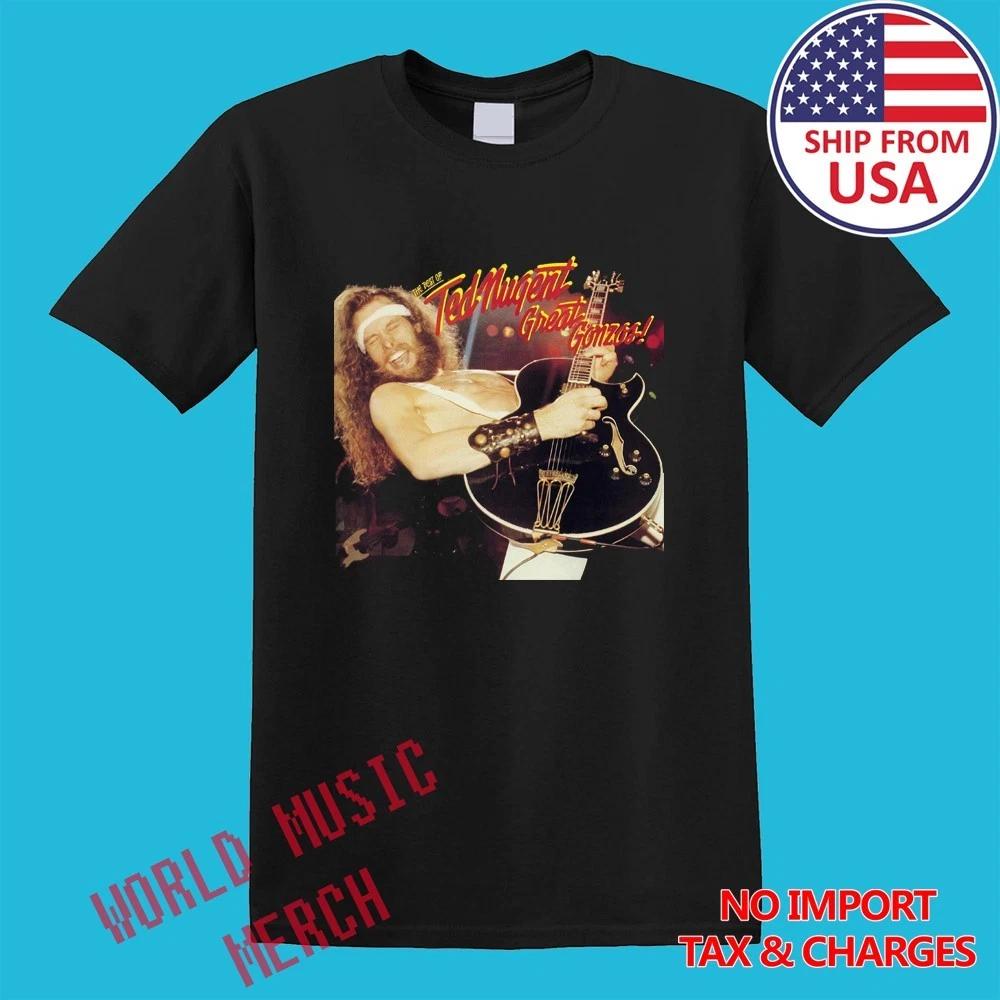 Ted Nugent The Best of Great Gonzos Men s Black Size S-5XL M