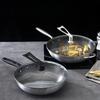Zhishi 304 Stainless Steel Honeycomb Non-Stick Wok