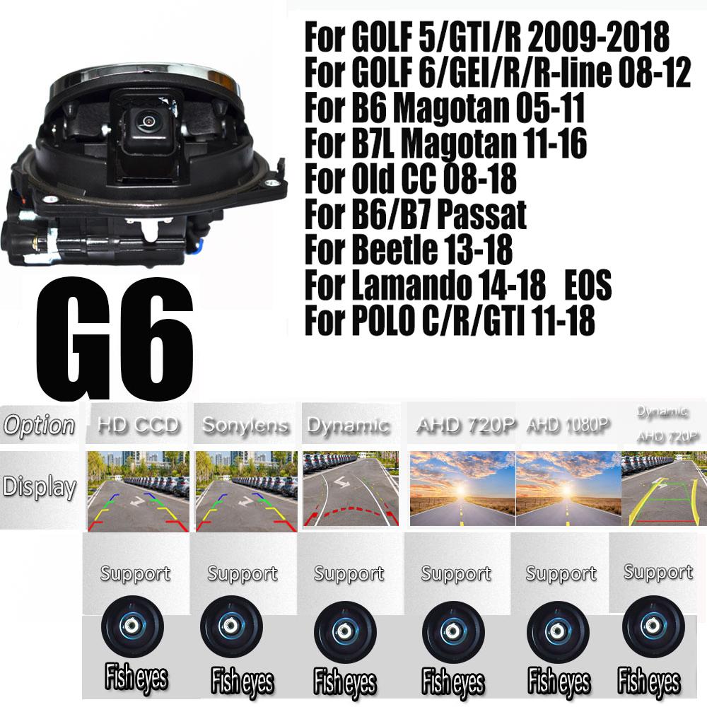 170 Degree AHD 1080P or CVBS Badge Flip Emblem Car Rear View Camera for Golf Polo CC Beetle Magotan B6 B7L B8 EOS T-roc Passat R