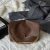 Cowhide large bag, crossbody bag, women's 2026 new style, niche high-end chain bag, large capacity commuting shoulder bag