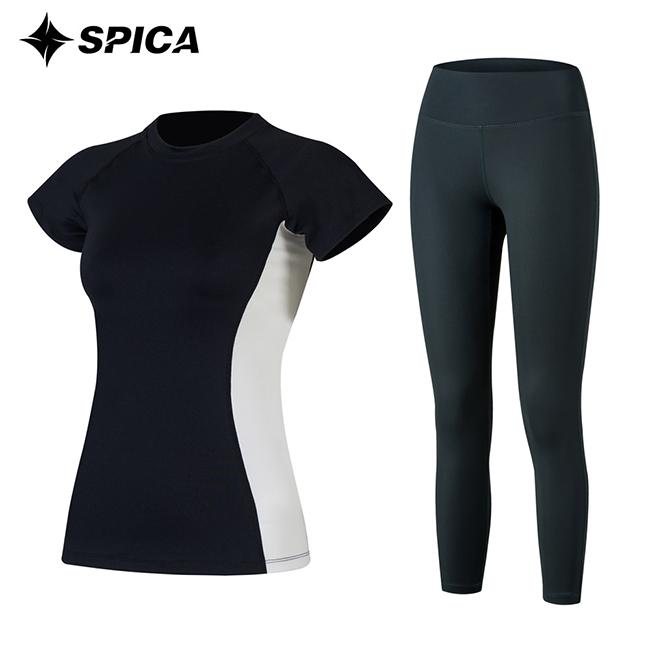Seupika Yoga Set T-Shirt Yoga Leggings Spa527830
