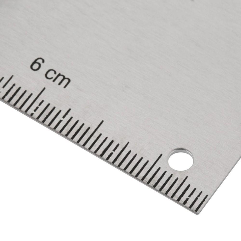 Accurate Metal Measuring Gauge Lightweight Measuring Ruler DIY Projects Quilting Ruler  Handicraft