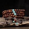 Black Rosewood Bracelet 108 PCs Ladies Bracelet Crafts Buddha Beads Rosary Rosewood Popular Jewelry Wooden Ornament