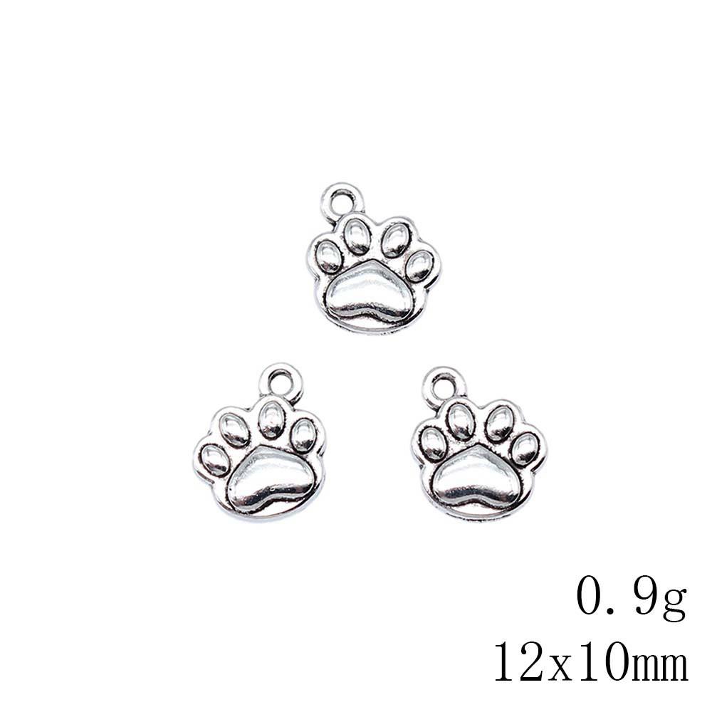 Back To School Charms Italian Bracelet Dog Paw Bear Paw Charms Pendant Clearance Sale Items Pendant Set