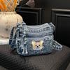 Lazy Large Capacity Single Shoulder Bag for Leisure, Simple and Stylish, Wear-resistant Crossbody Bag