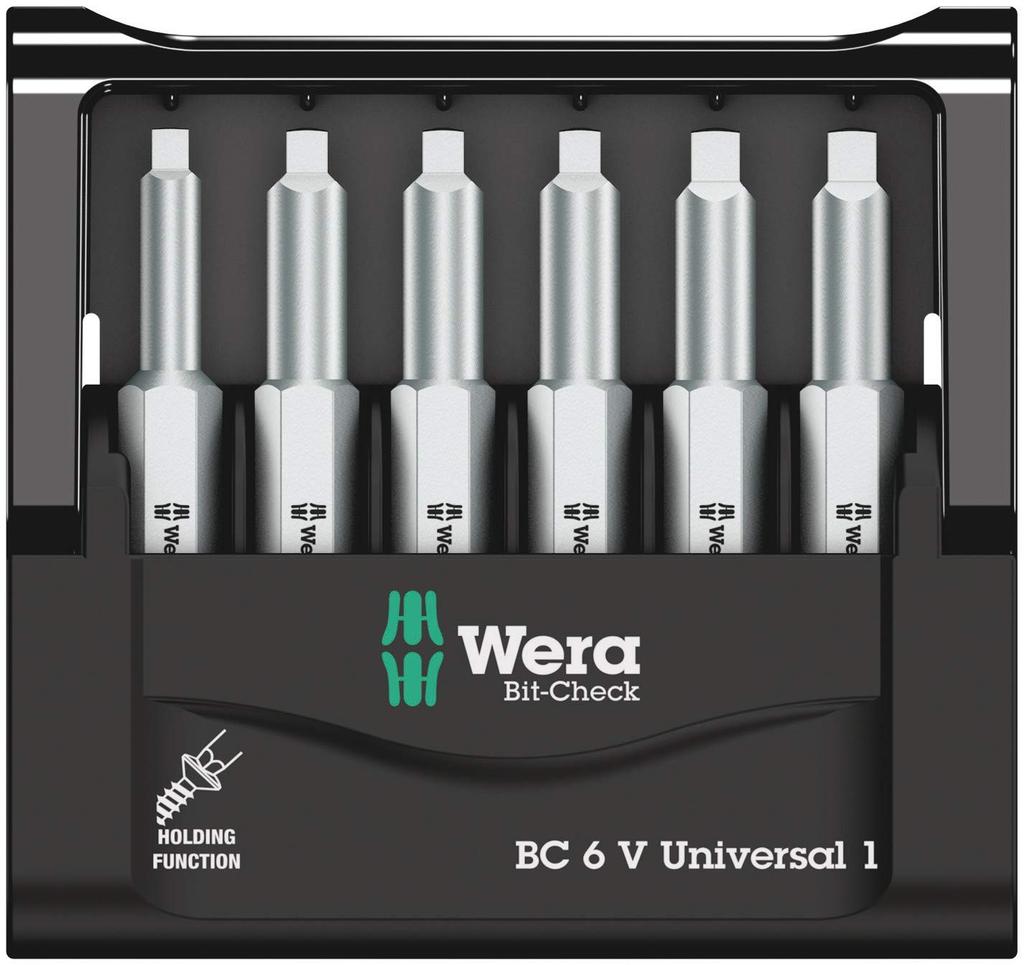 WERA Bit Check V Series Bit Set 6-Piece (056478)