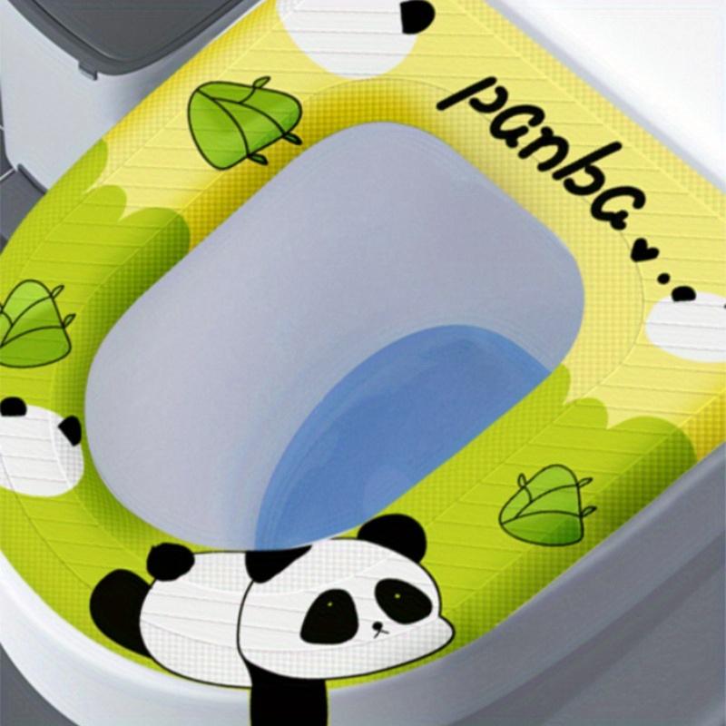 Cute Soft Silicone Toilet Seat Cover Washable Reusable Warm Toilet Pads Suitable for Toilet Rings of Different Shapes