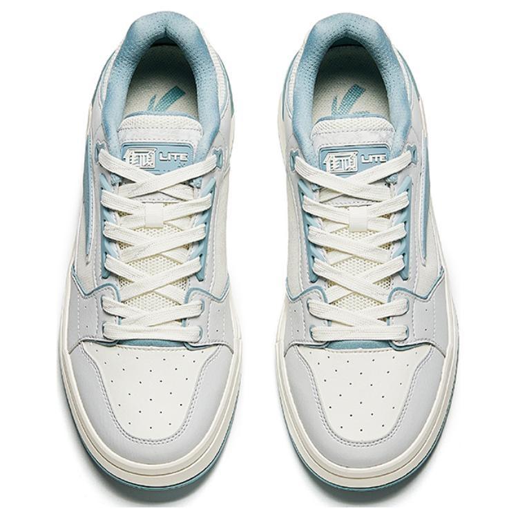 Anta Street Lite Abrasion Resistant Breathable Low Top Skateboard Shoes Men's Blue White 112438052-4