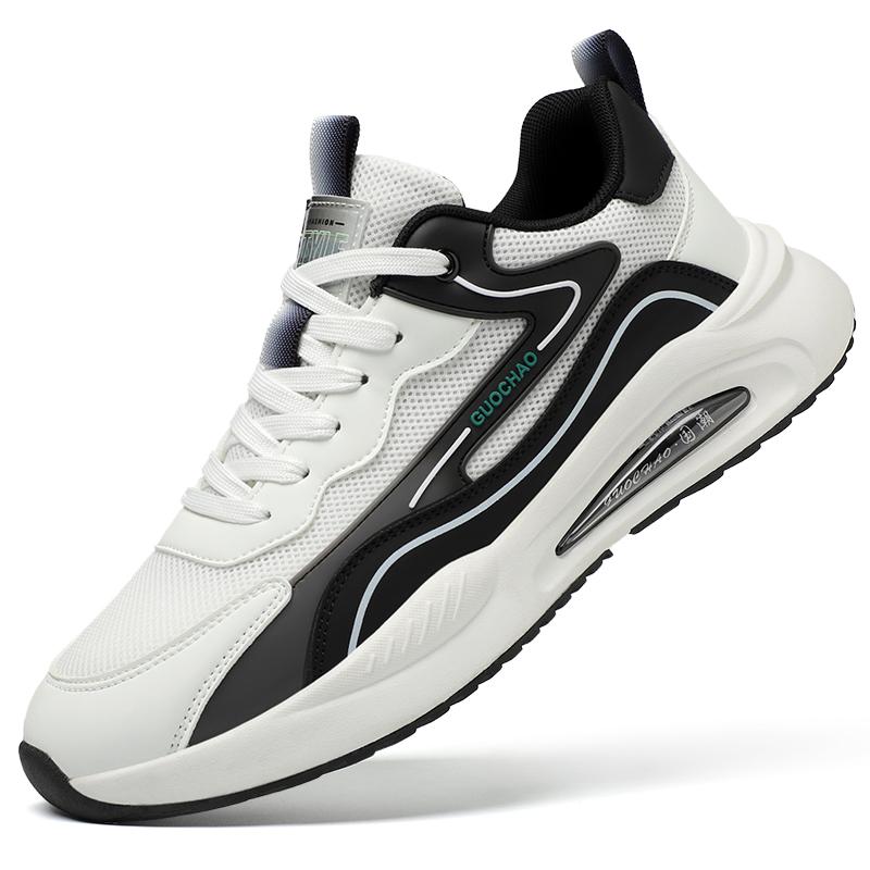 Men Breathable Mesh Running Shoes Fashion Casual Sneakers Lightweight Walking Sports Shoes Sizes 38-47 for Outdoor Travel