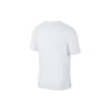 Nike Logo Print Knitted Sports Casual Short Sleeve T-Shirt Men Tops White AT1228-100