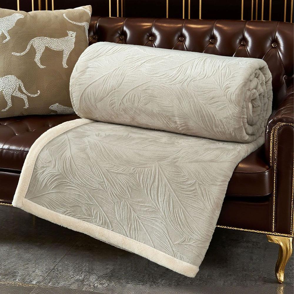 Light Luxury Autumn Winter Blanket Sofa Air Conditioning Single Double Soft Milk Fleece Blankets for Warm Sleeping Quilt