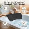 Ergonomic Design Bath Pillow with Strong Suction Cups Back Support Pillow  Hotel
