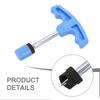 1 Pc Hole Opener Tool PE Pipe Bypass Hole Punch Forestry Irrigation Manual Drill Bit Blue T-shaped 16mm/20mm