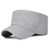 Summer Breathable Solid Color Sunscreen Quick-Drying Cap Adjustable Outdoor Sunshade Flat Top Cap