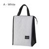 Black Thermal Lunch Bag Easy To Carry Cooler Insulated Picnic Tote Travel Fruit Drink Food Fresh Storage Solution Accessories Supplies