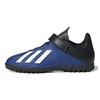 X 19.4 TF K Round Tip Abrasion Resistant Low Top Kids' Soccer Shoes Blue Black Kids' FW1064