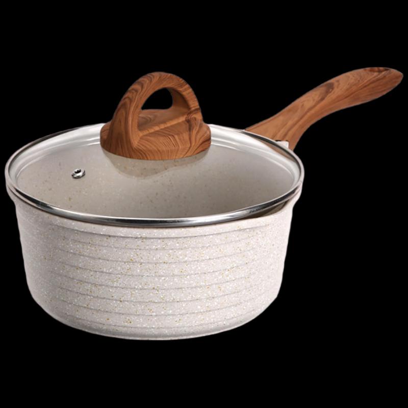 Jeetee Threaded Milk Pot with Glass Lid