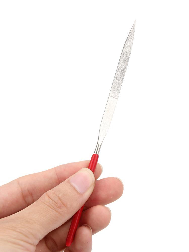 10 Stück Handfeilenwerkzeug Professionelles Diamant-Schreinerei-Feilwerkzeug Verschleißfestes Praktisches Zubehör für Metall Glas Stein