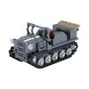 MOC Creative Design Mini Tank Grenade Launcher Artillery Tractor Building Block Model DIY Children's Assembly Toys Birthday Gift