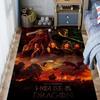 Mountain Rider Sunset Carpet Home Decor Living Room and Bedroom Mats Dormitory Decoration Art Bathroom Mat
