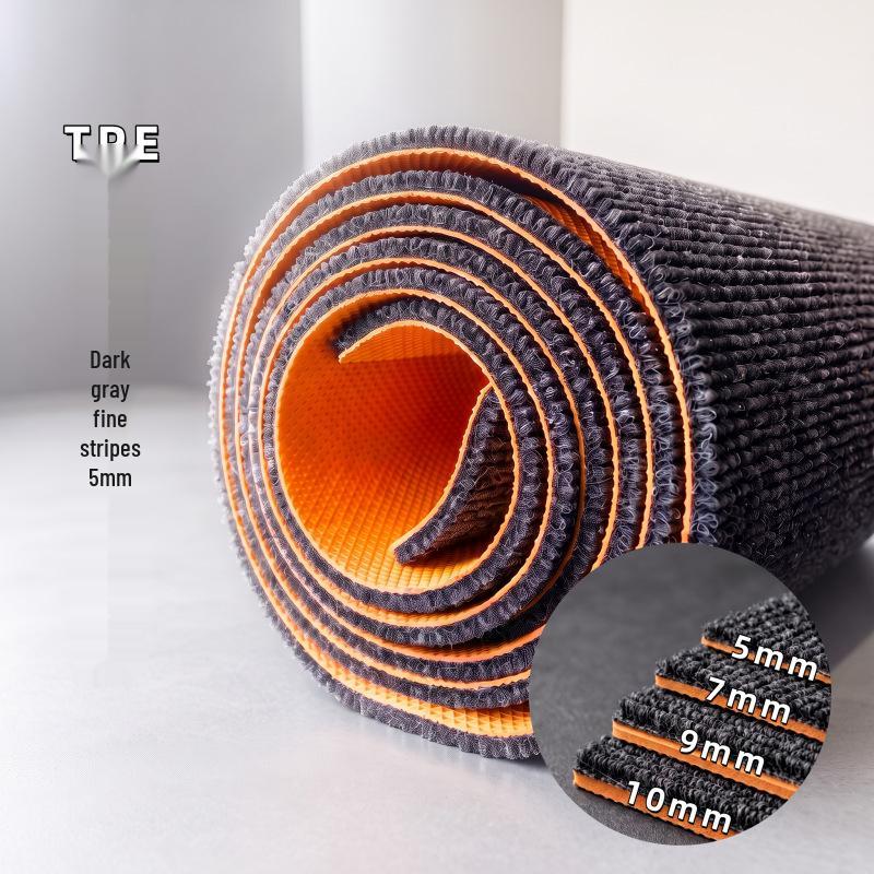 Smoke Gray Ash Exhibition Carpet - Disposable, Thickened, Wear-Resistant, and Plain