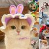Cute Refined Cat Hat Elastic Autumn Winter Pet Puppy Kittens Knitted Headgear Party Photo Shooting Props Decoration Pets Costume