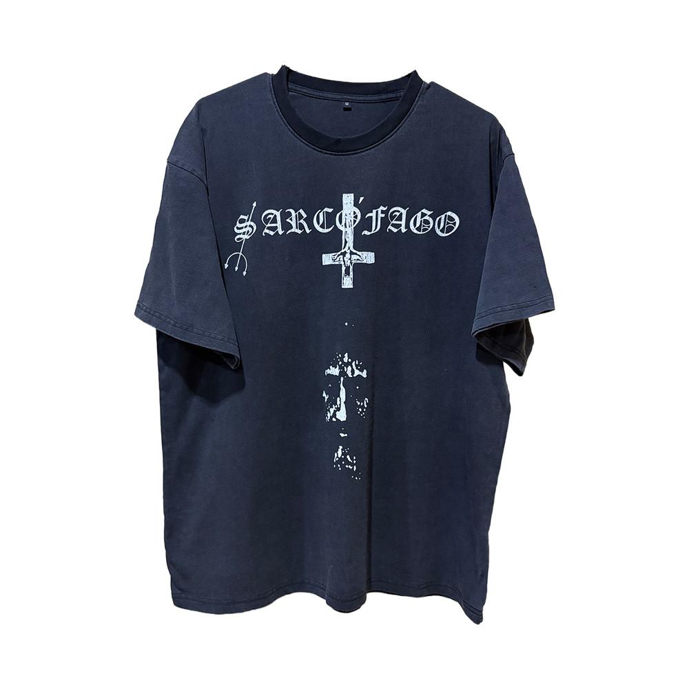 

Sarcofago TShirt Black Metal Band Shirt Vintage Style Band Tee Mayhem Unisex T-Shirt XXXL