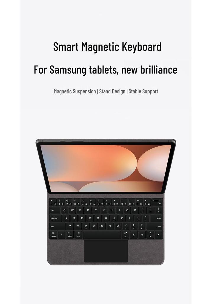 Compatible Stand Case for Samsung Galaxy Tab S11 Ultra, Magic Keyboard, S10 Lite, S10 FE+, S9
